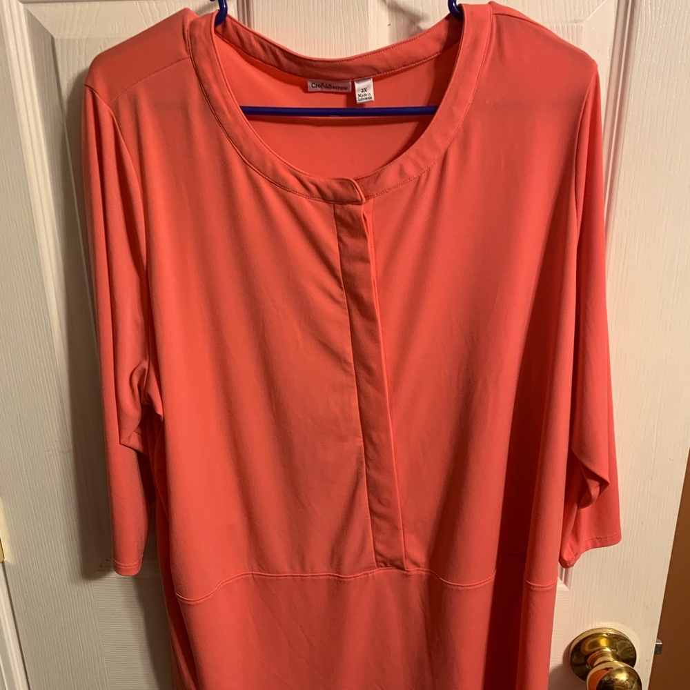Peach blouse